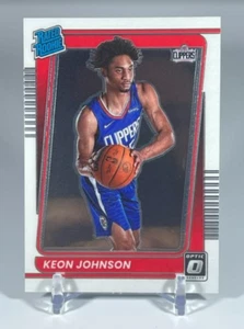 2021-22 Panini Donruss Optic Basketball Keon Johnson Rookie Card #192 Clippers - Picture 1 of 2