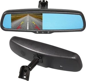 Car Rear View 4.3" LCD OEM Mirror Monitor For Backup Camera Parking Reverse - Picture 1 of 13
