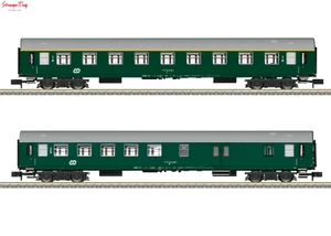 Minitrix CD Y/B Express Passenger Coach Set (2) V 1:160 Scale, N Gauge - Picture 1 of 1