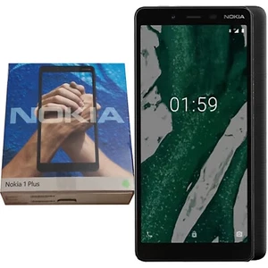 NEW Nokia 1 Plus 4G/LTE 8GB + 1GB Dual-SIM Black Factory Unlocked GSM - Afbeelding 1 van 2