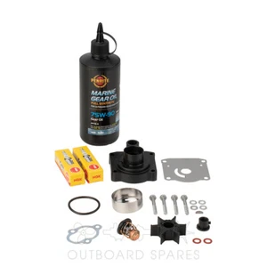 Yamaha Annual Service Kit with Oils for 25hp 2 Stroke 2 Cylinder Outboard - Picture 1 of 1