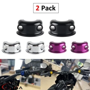 Brake Clutch Perch Clamps For Harley Touring Softail Dyna Street Bob 2008-2023 - Picture 1 of 40
