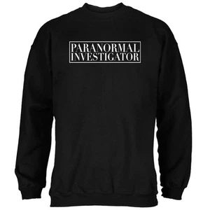 Halloween Paranormal Investigator Black Adult Sweatshirt - Picture 1 of 1