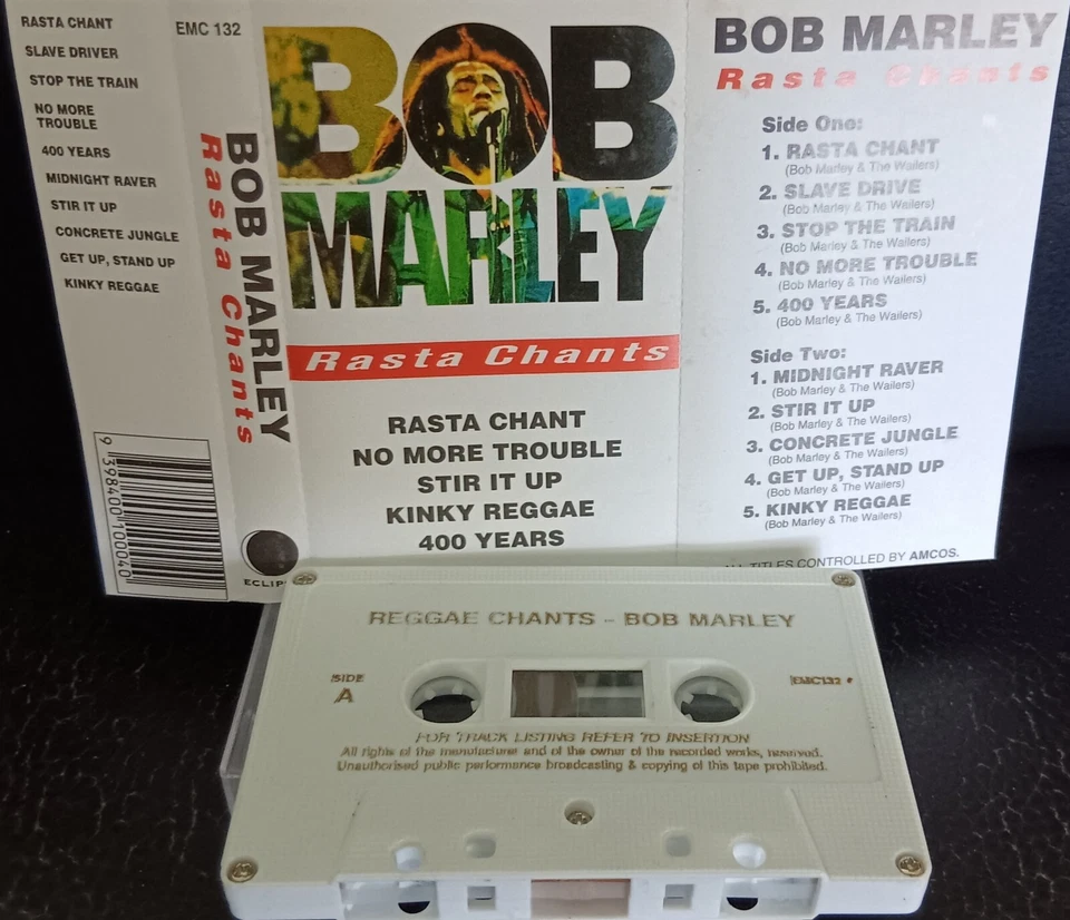 Bob Marley – Rasta Chants - compilation cassette tape excellent, cover VG+ - Image 1 of 1