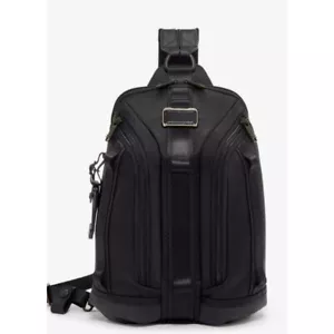 TUMI 932743 Black Knight Sling Body Bag Compact Ballistic Nylon Outlet Neu - Kostenloser Versand - Bild 1 von 8