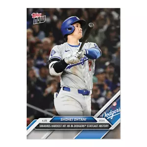 *PRESALE* '24 MLB TOPPS NOW® Card 113 Ohtani Hardest Hit HR - DODGERS - Picture 1 of 2