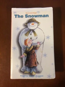 The Snowman VHS 1996 Family Animated Short Film Clamshell Case Raymond Briggs - Bild 1 von 3