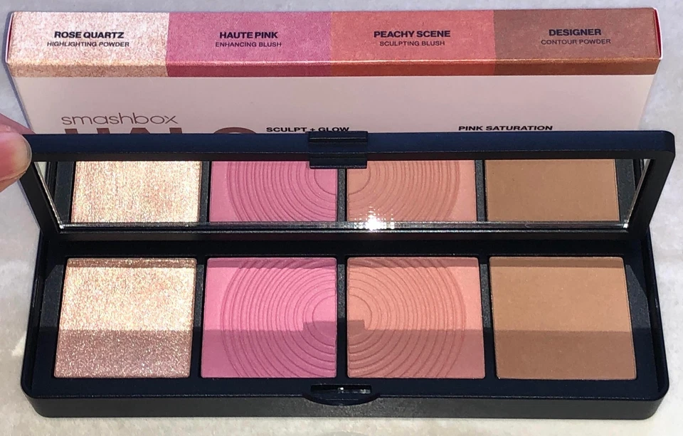 SMASHBOX ESCULPT + PALETA FACIAL BRILLANTE RUBOR CONTORNO BRONCEADOR ILUMINADOR .55 OZ NUEVO EN CAJA Foto 1 de 1