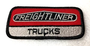Vtg Red Freightliner Trucks Semi Trucking Cloth Patch New NOS 1980s - Picture 1 of 3