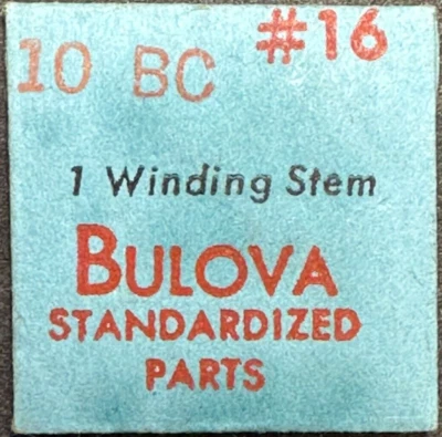 Bulova Factory Bulova 10BC  #16  WINDING STEM   Standardized Watch Part  22 - Image 1 of 2
