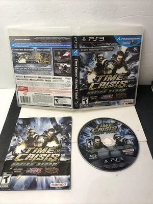 Time Crisis Razing Storm PlayStation 3 PS3 CIB Complete NOT WORKING NOT READING - Image 1 of 4