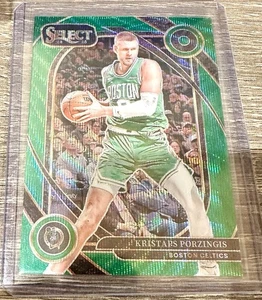 2024-25 Panini Select Kristaps Porzingis #232 Green Wave Prizm 22/50 Celtics - Imagen 1 de 2