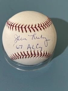 JIM LONBORG Signed Baseball TRISTAR COA RED SOX - Picture 1 of 8