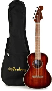 Fender Montecito Tenor Acoustic-electric Ukulele - Shaded Edge Burst - Picture 1 of 11