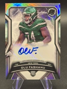 2024 Topps Resurgence Olu Fashanu Refractor Auto - Picture 1 of 2