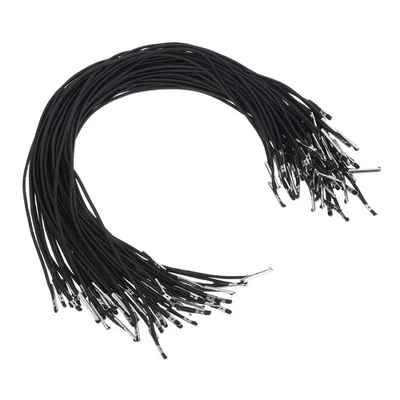 Cordón elástico de púas, banda de bucle con púas de metal de 12 pulgadas y 110 piezas y negro Foto 1 de 4