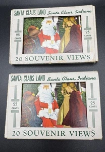 VTG Santa Claus Land Indiana Souvenir Mini Photo Mailer Postcard, 20 Images + - Picture 1 of 12