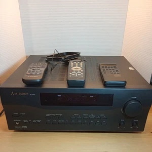 Mitsubishi M-VR900 Dolby Digital Receiver Home Theater bundle W/ remotes antenna - Picture 1 of 24