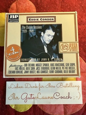 EDDIE CONDON - The Classic Sessions: 1928 To 1949 - 4 CD - Box Set Original - Bild 1 von 4