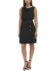 Kensie Light Weight Twill Mini Dress Women's - Picture 1 of 7