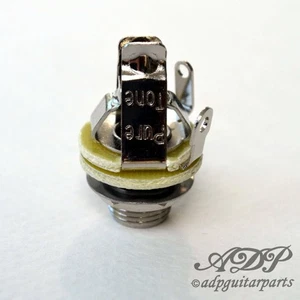 Embase de Jack Pure Tone Mono Multi-Contact 1/4 in. Nickel Input/Ouput Plus de S - Foto 1 di 4