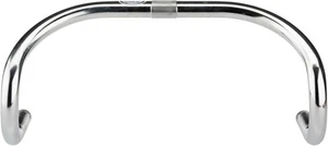 Nitto Track Drop Handlebar 25.4mm Steel, Japanese Keirin Approved, 42cm Silver - Picture 1 of 3