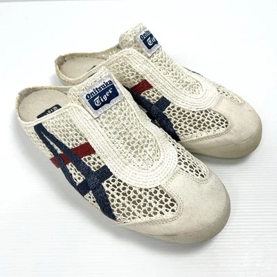 Onitsuka Tiger MEXICO 66 SABOT Cream Blue Unisex Men US6 EU39 Women US7.5 **READ - Image 1 of 4