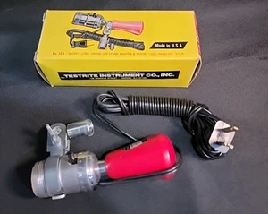 Lámpara Fotolite Fotografía De Colección 250 W Mango de Madera Roja Testrite Instrument Co Nuevo de Lote Antiguo - Imagen 1 de 15
