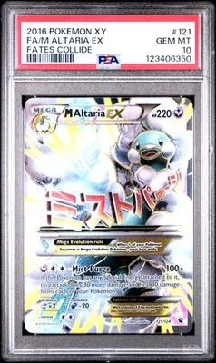 PSA 10 M ALTARIA EX 121 XY FATES COLLIDE MEGA POKEMON GEM MINT - Image 1 of 2