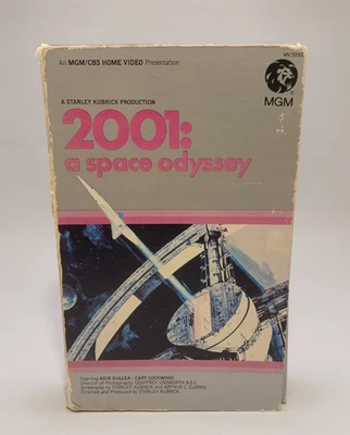 2001: A Space Odyssey 1968 1980 Release! VHS MGM Big Box Stanley Kubrick - Image 1 of 4