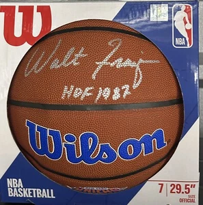 Walt Frazier Autograph Signed Wilson Knicks Basketball w/ HOF 1987 - JSA - Picture 1 of 3