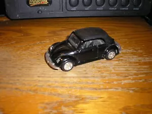 Unbranded 4 1/2" VW Bug Volkswagen Classic Beetle Cabriolet BLK Pull Back Action - Picture 1 of 4
