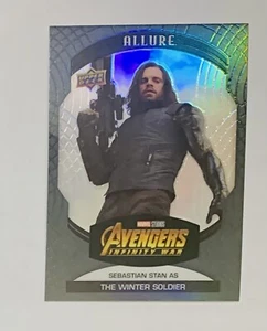 2022 UD Marvel Allure SABASTIAN STAN - Winter Soldier SCHWARZ REGENBOGEN #79 AVENGERS - Bild 1 von 2
