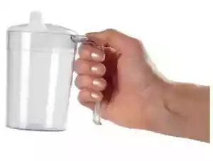 PACK de 2 - Taza/Vaso/Taza/Taza para sorber para adultos discapacitados con 400 ml - Imagen 1 de 1