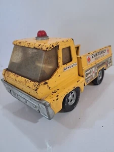 Vintage Pressed Metal Structo Emergency Rescue Squad Truck (Restoration Piece) - Picture 1 of 13