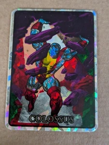 Colossus 90s Marvel Masterpieces Prism Vending Sticker NM - Picture 1 of 2
