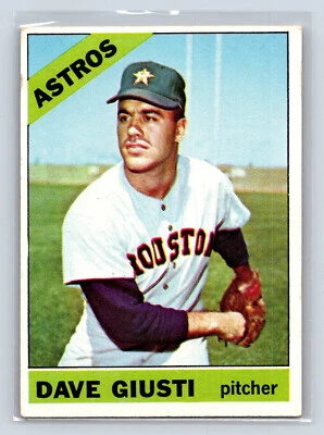 1966 Topps Dave Giusti #258 Houston Astros - Image 1 of 2