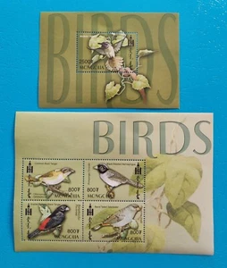 MONGOLIA 2003 BIRDS 2 x M/S  - bird stamps MNH - Picture 1 of 1
