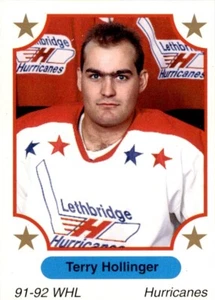 1991-92 7th Inning Sketch WHL - Terry Hollinger #354 (RC) - Bild 1 von 2