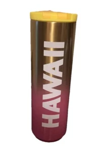 NUEVO vaso de piña Starbucks edición limitada HAWAII degradado acero inoxidable 16 oz - Imagen 1 de 4