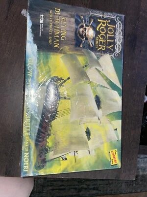 JOLLY ROGER GLOW IN THE DARK FLYING DUTCHMAN MODEL GHOST PIRATE SHIP 1:130 MODEL - Image 1 of 2