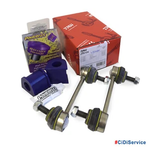 Kit Biellette Barra Stabilizzatrice Anteriore TRW + Boccole Powerflex Alfa 147 - Imagen 1 de 3