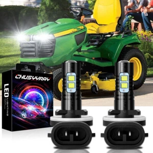 For Deere X465 X475 X485 X495 X575 X585 X595 JD bulb WHITE LED light bulbs Kit - Picture 1 of 12