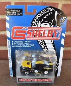 SHELBY TERLINGUA MUSTANG 2008 COLECCIONABLES SHELBY NEGRO Y AMARILLO ESCALA 1:64 - Imagen 1 de 3