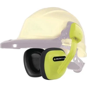 Delta Plus Suzuka 2 casco amarillo montado defensa oreja SNR 24dB - Imagen 1 de 1