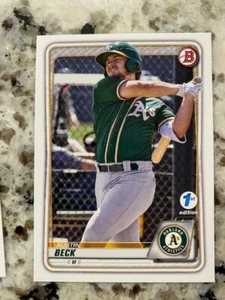 2020 BOWMAN 1. AUSGABE KARTE OAKLAND ATHLETICS AUSTIN BECK #BFE-16 - Bild 1 von 1