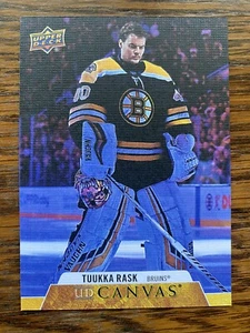 Tela da hockey Upper Deck 2020-21 #C6 Tuukka Rask - Foto 1 di 2