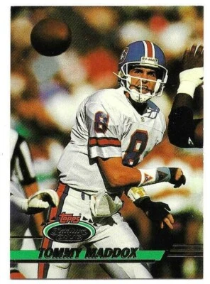 TOMMY MADDOX 1993 STADIUM CLUB CARD NEAR MINT CONDITION - Image 1 of 2