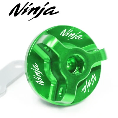 Tapa de llenado de aceite perforado CNC Racing para Kawasaki Ninja 650R 650 400 ER-6F Foto 1 de 4