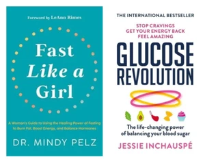 Fast Like a Girl & Glucose Revolution The life Combo Book Set New Stock - Picture 1 of 5